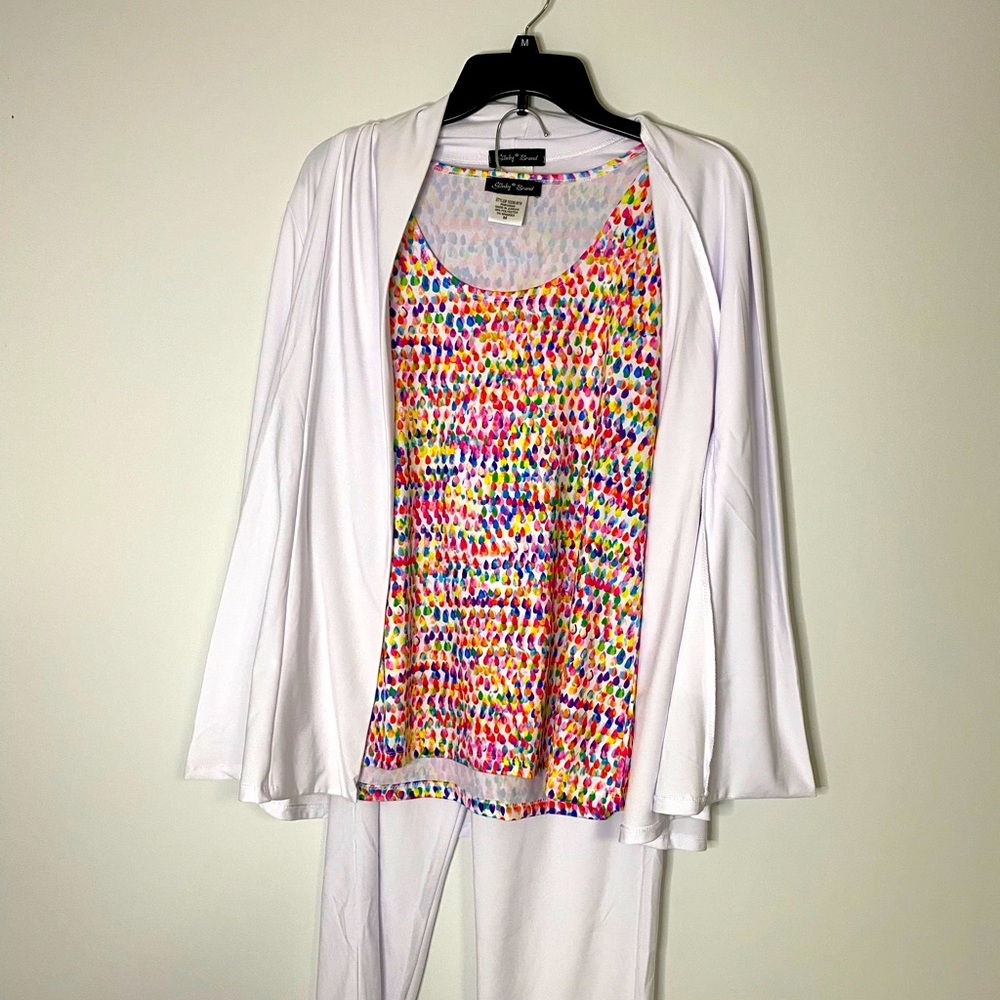Womens 3 Piece Slinky Brand Business Casual Set Size Medium NWT